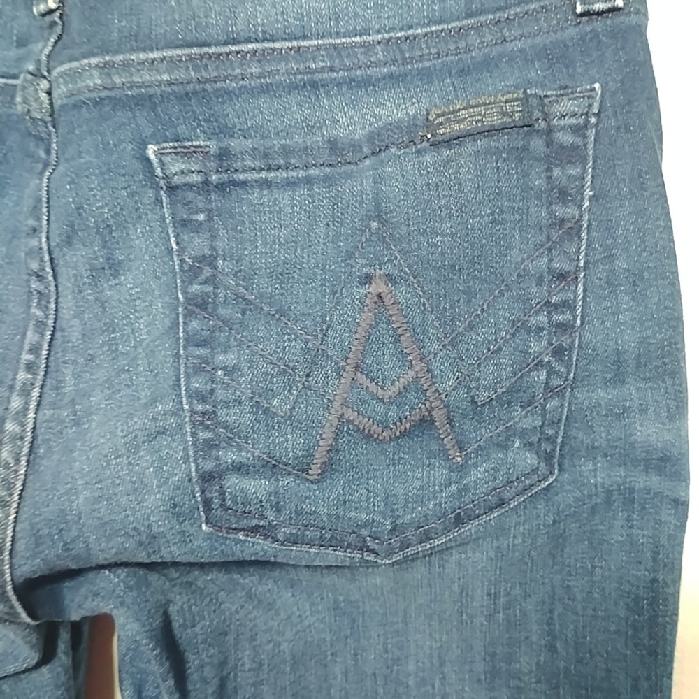 7 For All Mankind A Pocket Flare Jeans size 27 - Picture 8 of 8
